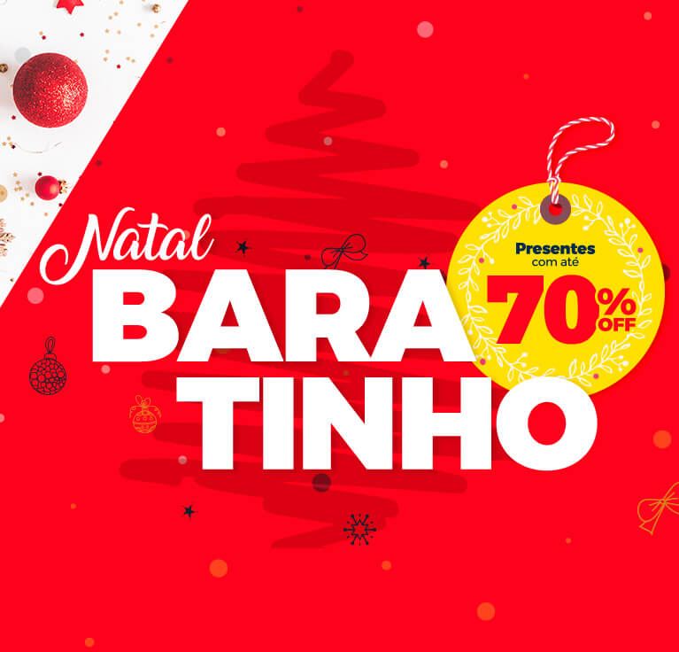 Natal Baratinho 70% Off!